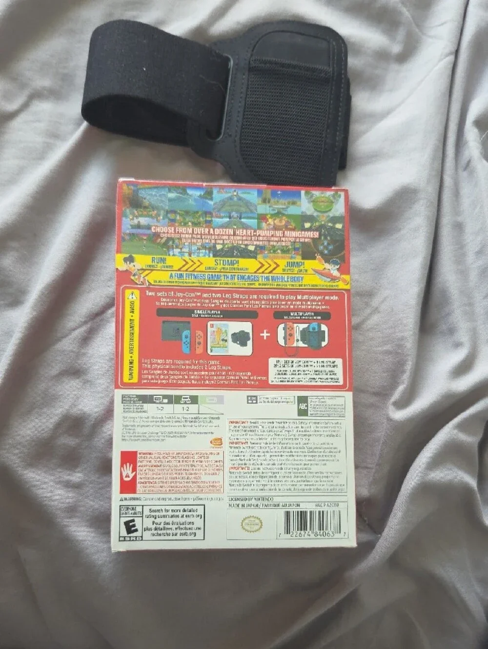 Nintendo Active Life: Outdoor Challenge with Black Leg Strap Plus 6 More Games